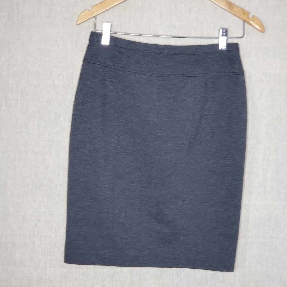 ♡ Ellen Tracy Gray Pencil Skirt Size Small